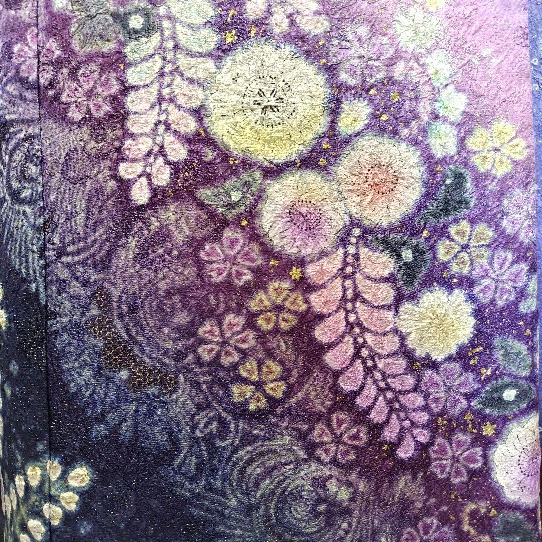 振袖フルセット(8点)・辻ヶ花・辻が花・絞り・銀通し・胴裏正絹・高級手縫い