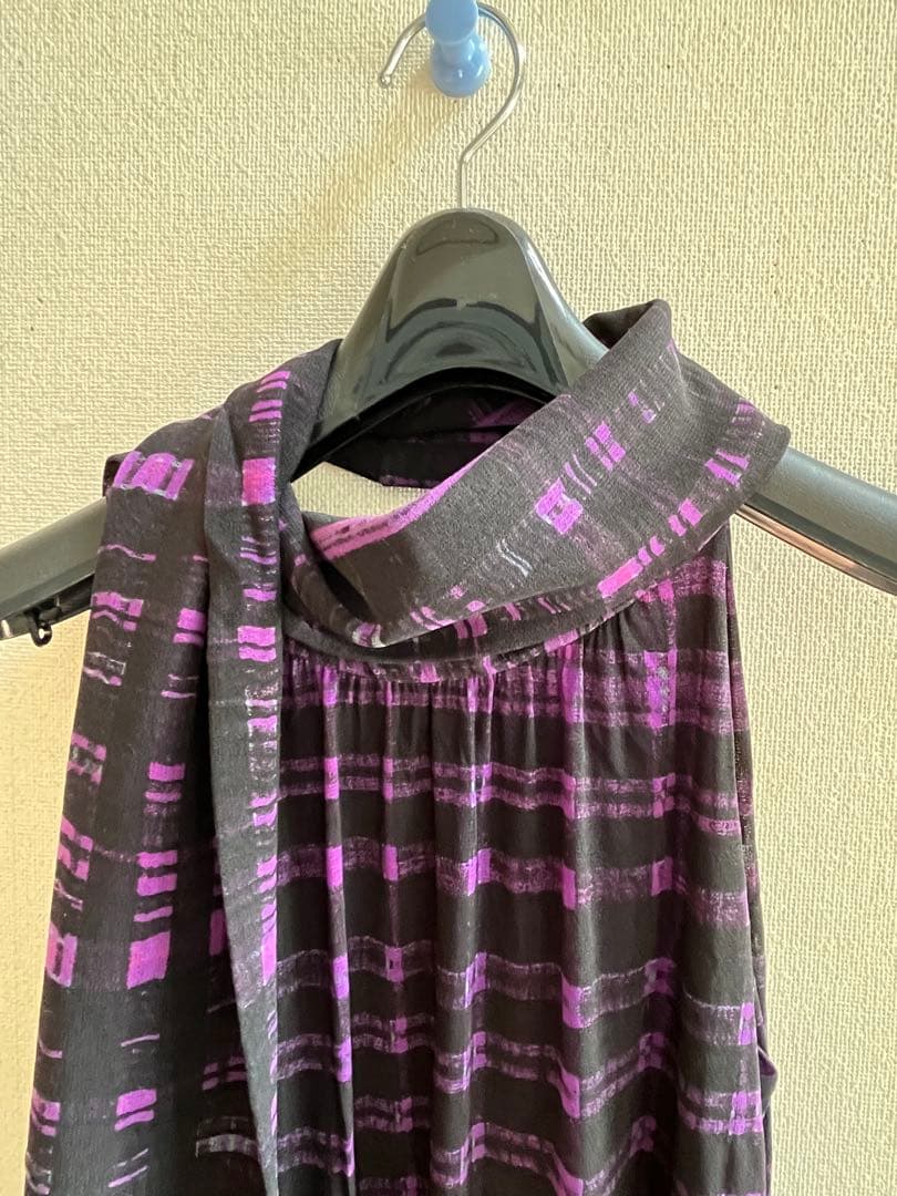 VIVIENNE TAM ワンピース 黒と紫