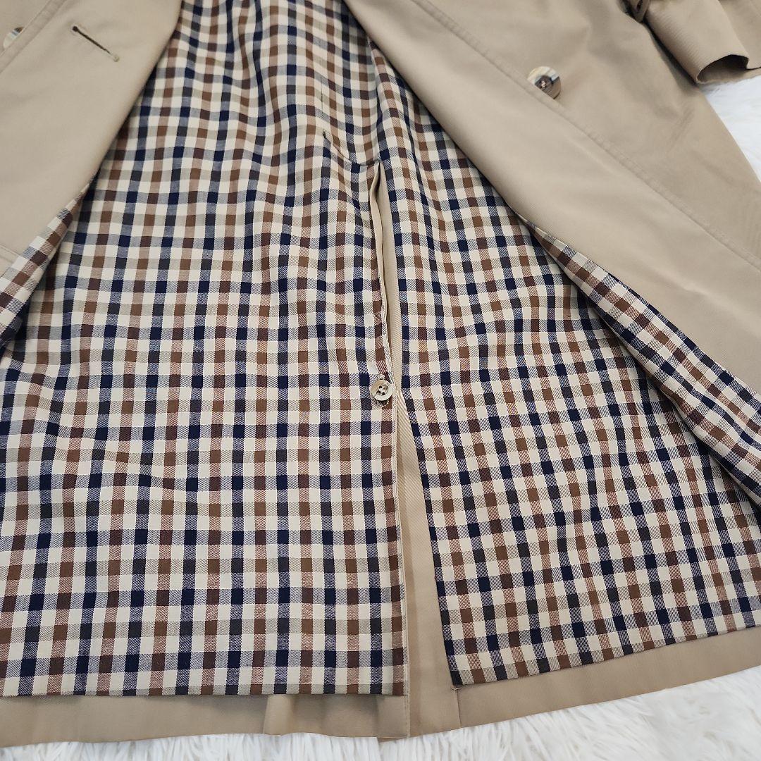 Aquascutum アクアスキュータム トレンチコート イングランド　アクア5