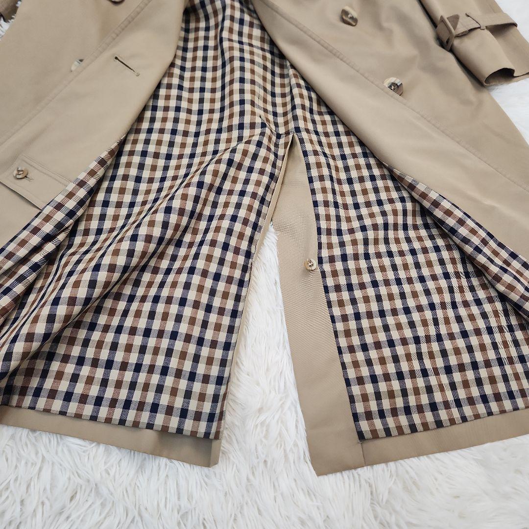 Aquascutum アクアスキュータム トレンチコート イングランド　アクア5
