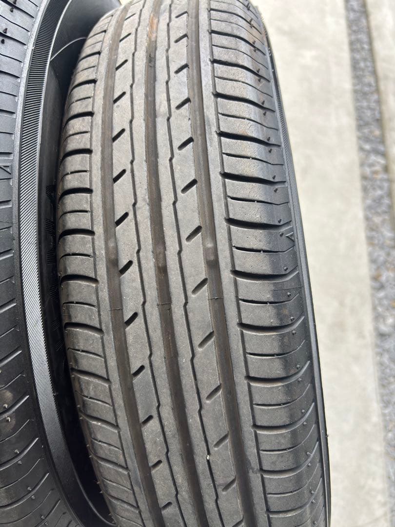 ヨコハマ　ブルーアースES 22年製　145\80R13 4本セット　溝あり
