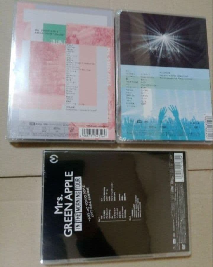新品未開封 Mrs. GREEN APPLE DVD 3本セット