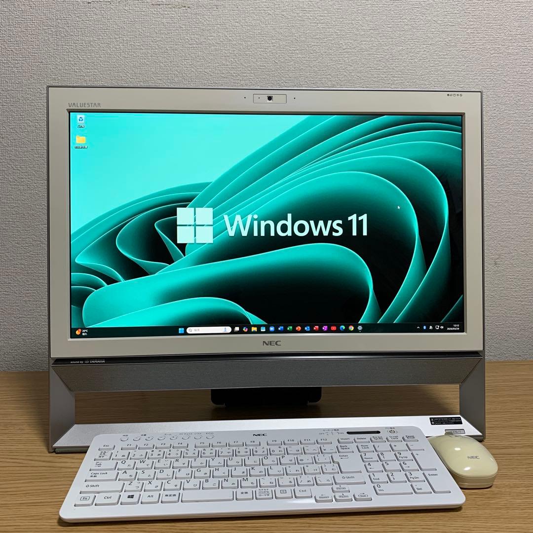 NEC VALUESTAR Win11 地デジ 一体型 デスクトップPC SSD