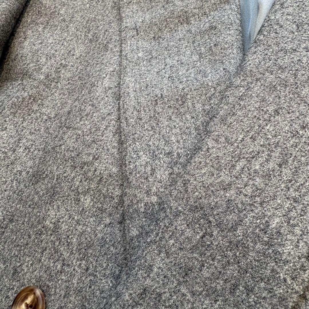 【Dior】美品✨ダブル テーラードジャケット グレー L ヴィンテージ ウール