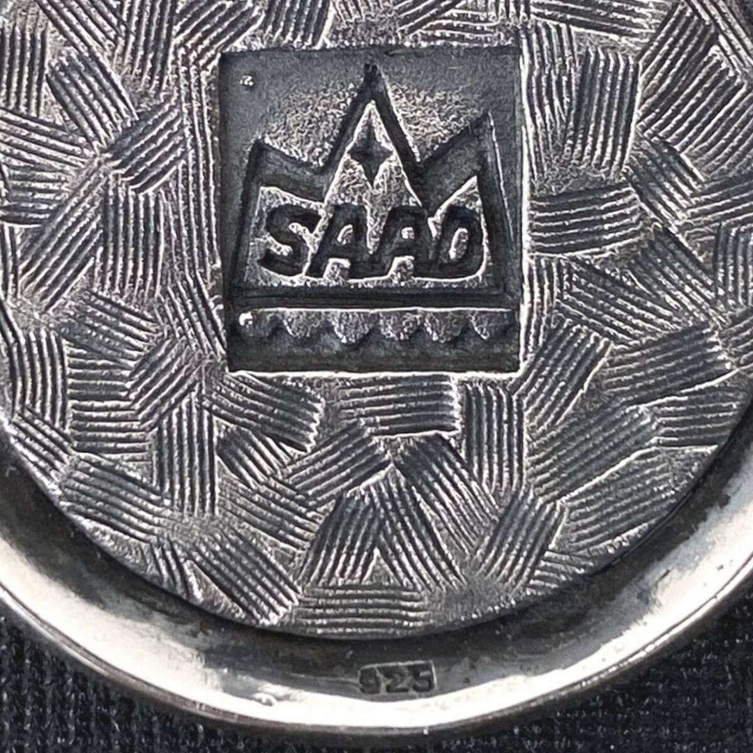 美品 SAAD シルバー フェザー リバティー インディアンコンチョ ペンダント