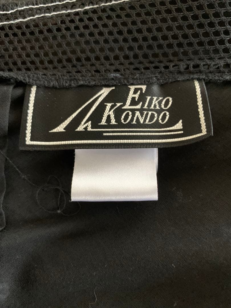 エイココンドウ　 ノースリーブ黒ワンピース