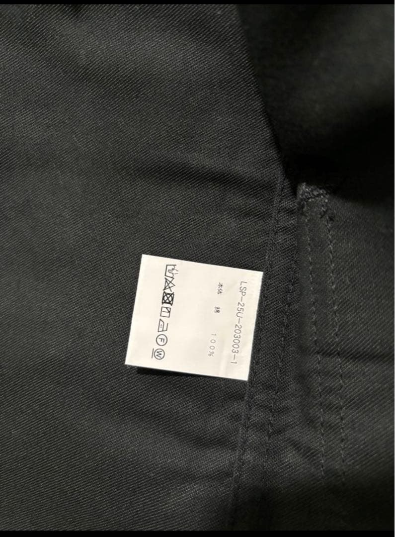 le sans pareil モールスキン ブラック ダブル カバーオール 36