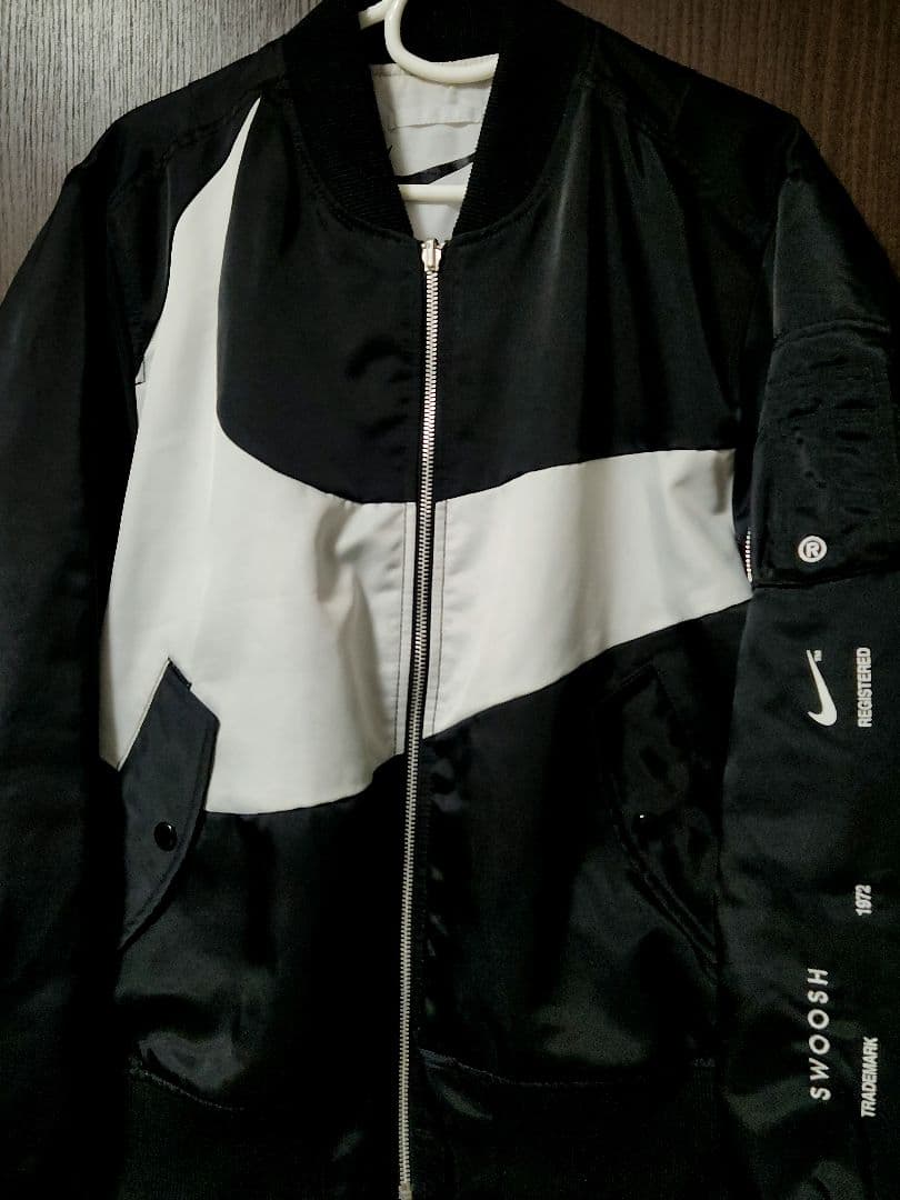 NIKE 2枚 セット MA-1 ナイキ ウーヴン ボンバー ジャケット アップ