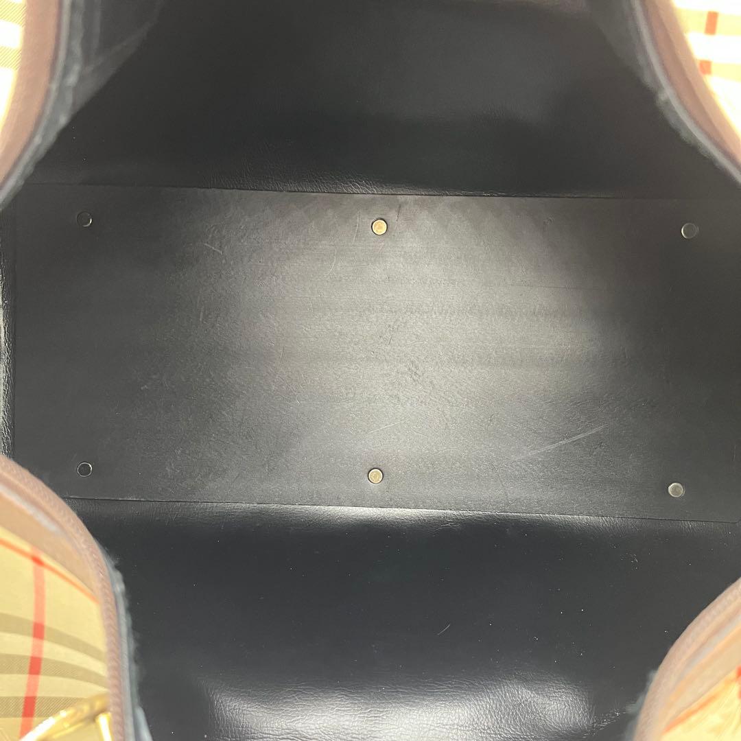 Burberry バーバリー ボストンバッグ A4 ノバチェック 423