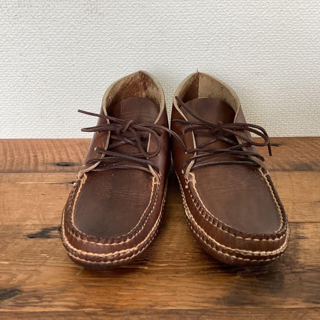 J.L.Coombs クームス インディアンモカシン 革底 約27cm