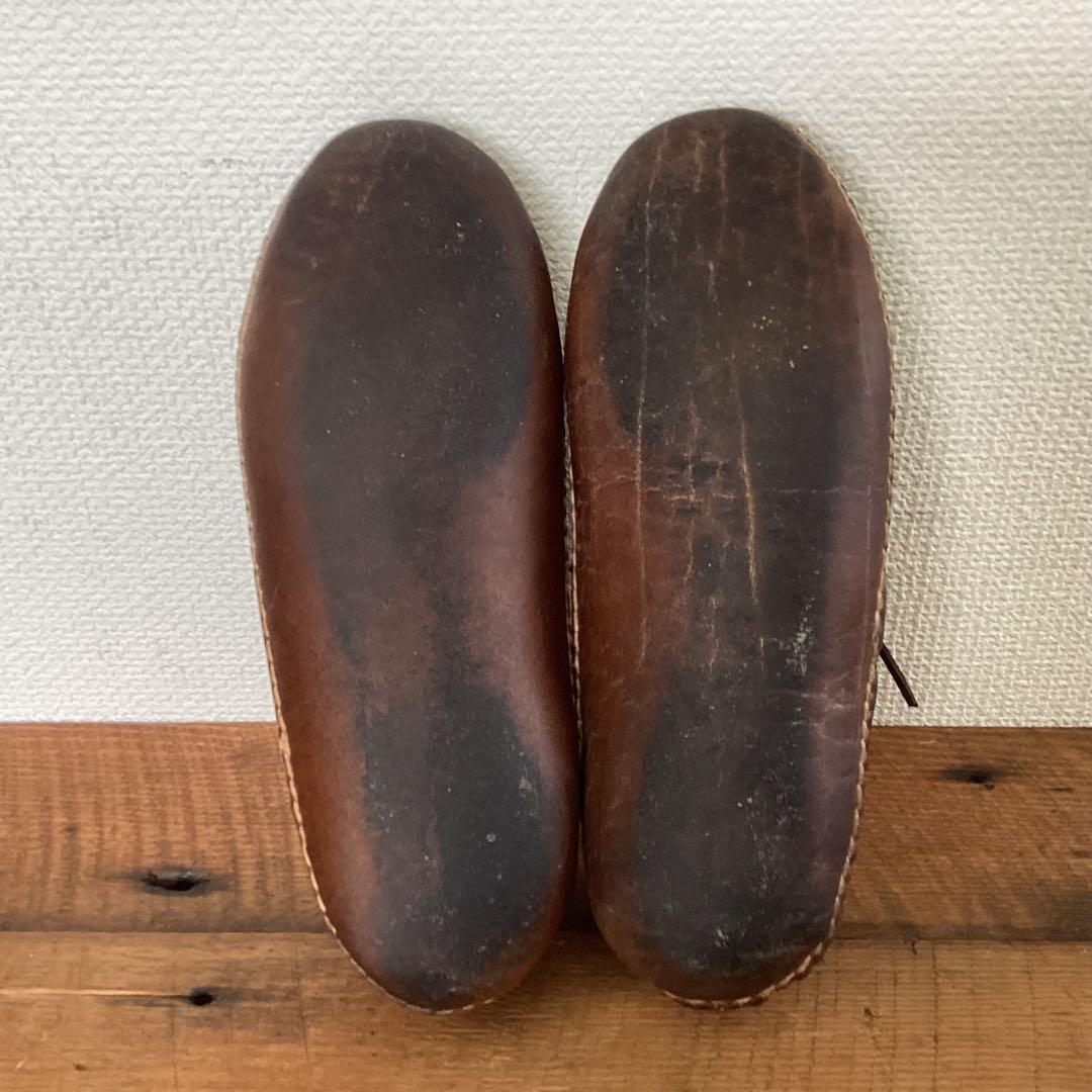 J.L.Coombs クームス インディアンモカシン 革底 約27cm