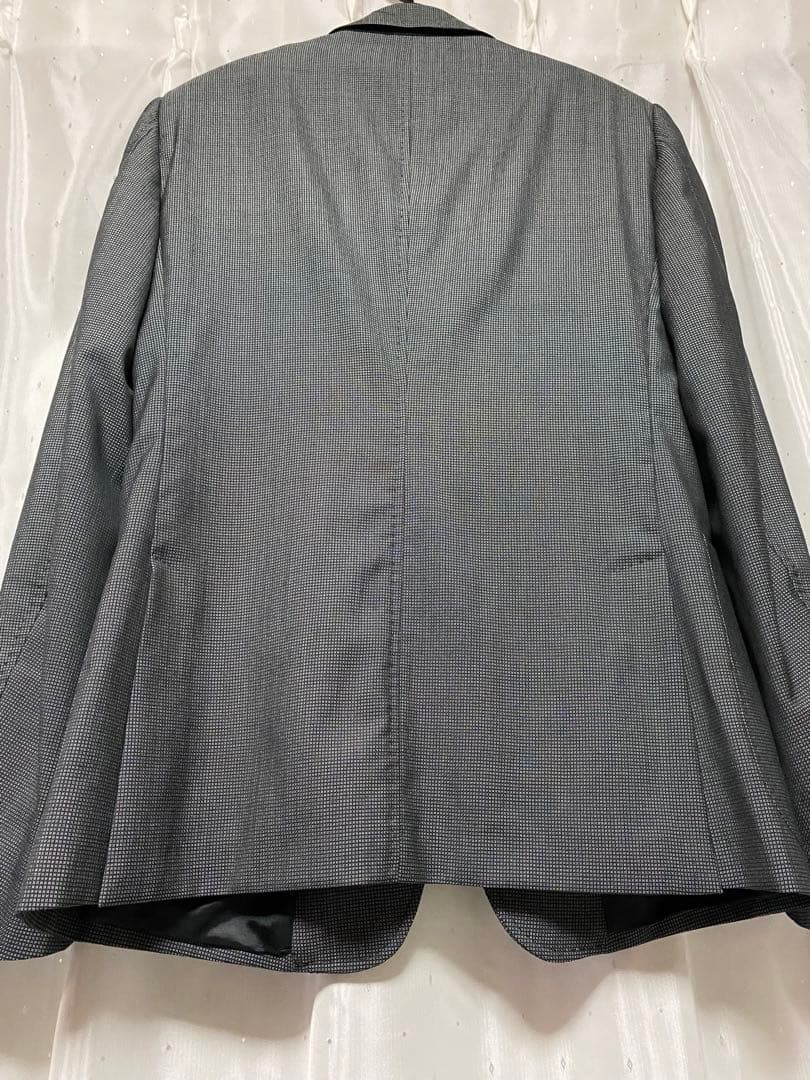 PRADA 00s 2B テーラードジャケット 総柄 ロゴ