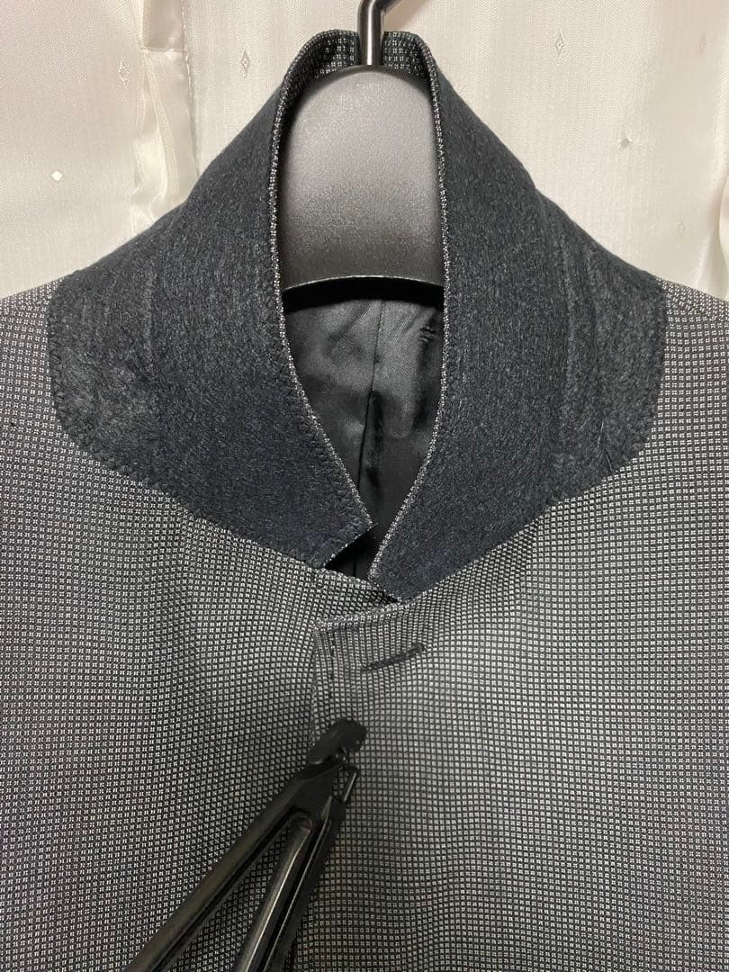 PRADA 00s 2B テーラードジャケット 総柄 ロゴ