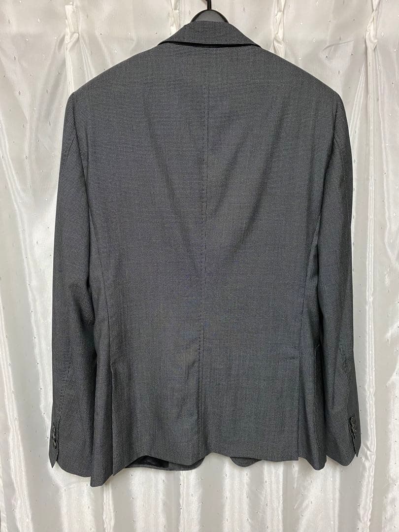 PRADA 00s 2B テーラードジャケット 総柄 ロゴ