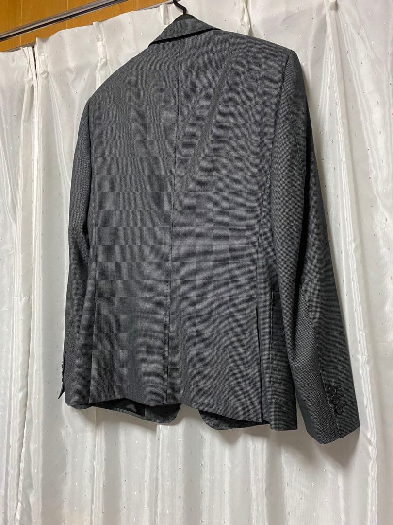 PRADA 00s 2B テーラードジャケット 総柄 ロゴ