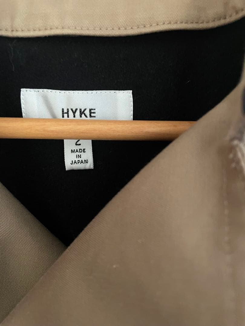 HYKE トレンチコート サイズ2 ベージュ