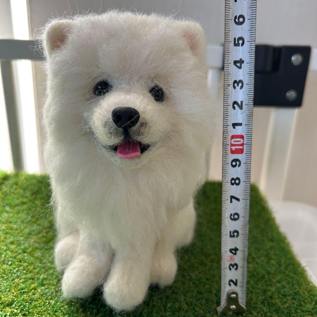 小池ユニバース 羊毛フェルト　サモエド　スピッツ