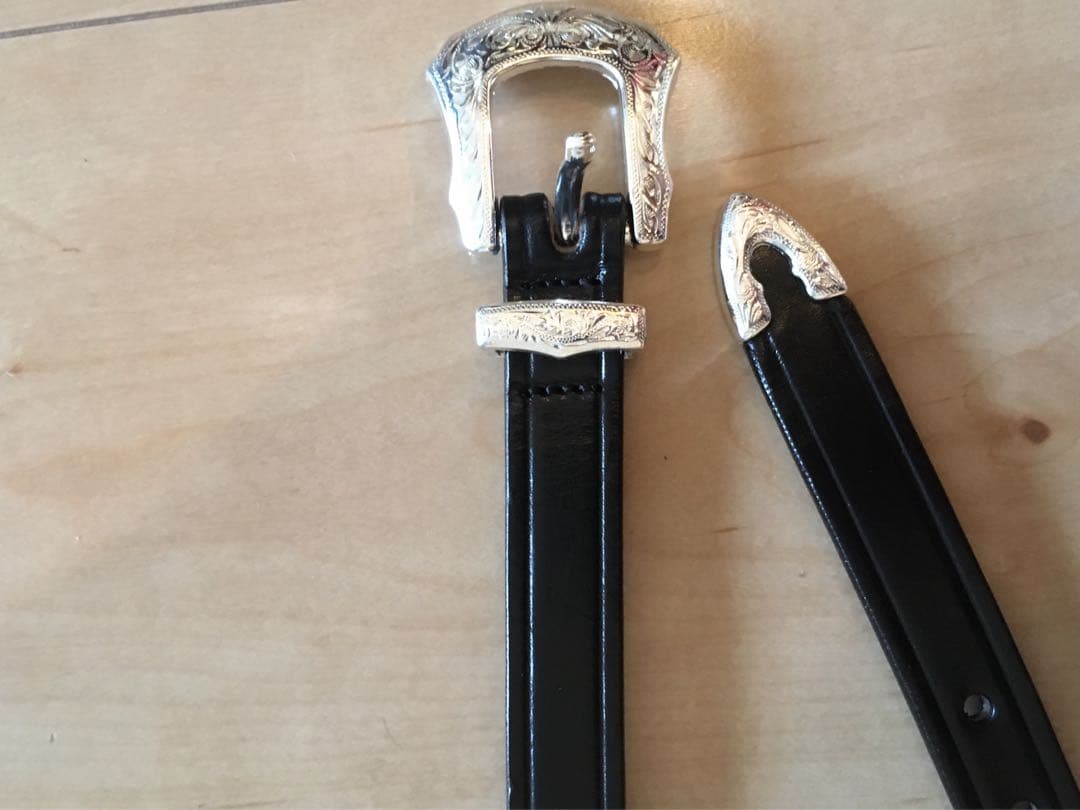 新品 34インチ TORY leather western belt