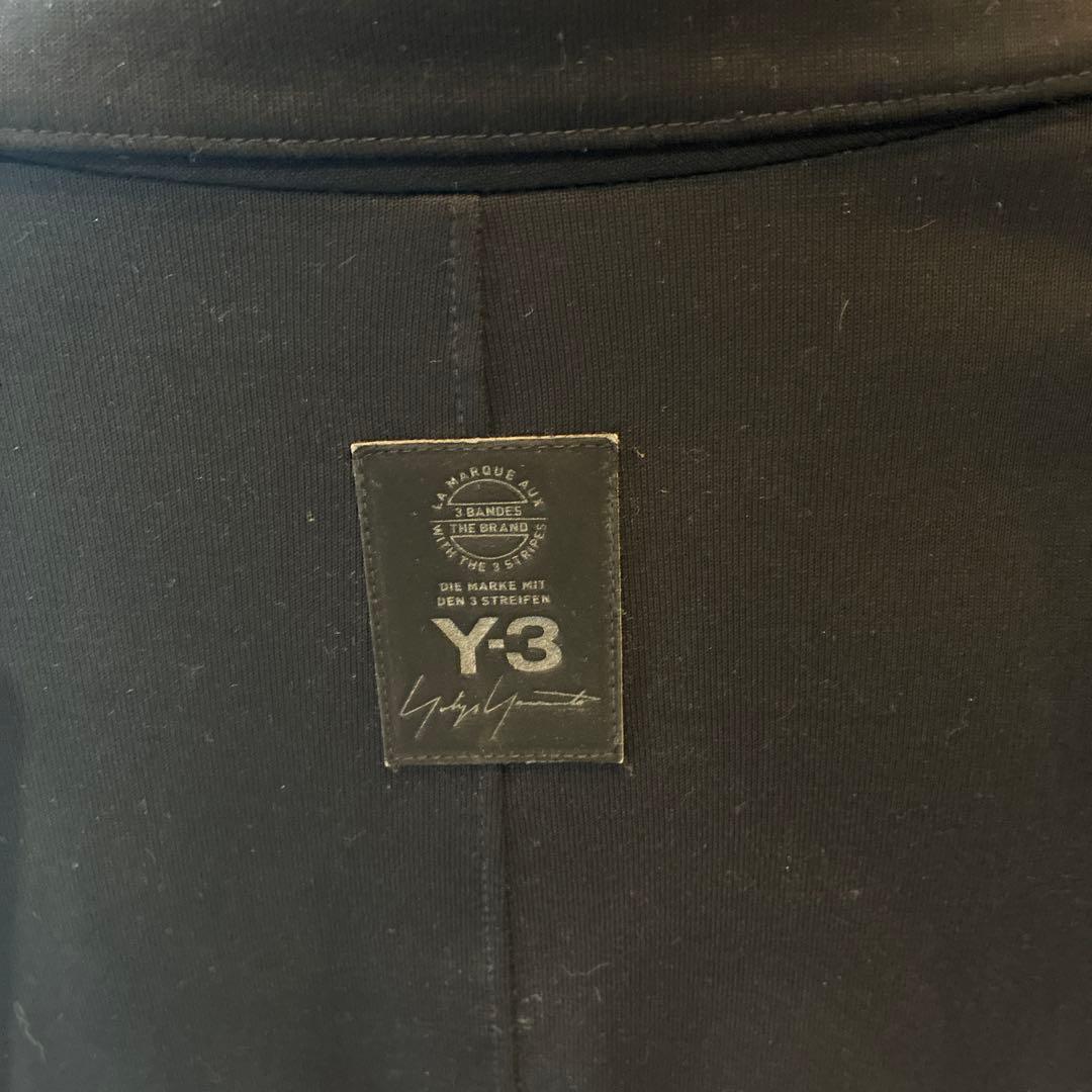 Y-3 黒 テーラードロングジャケット メッシュ裏地