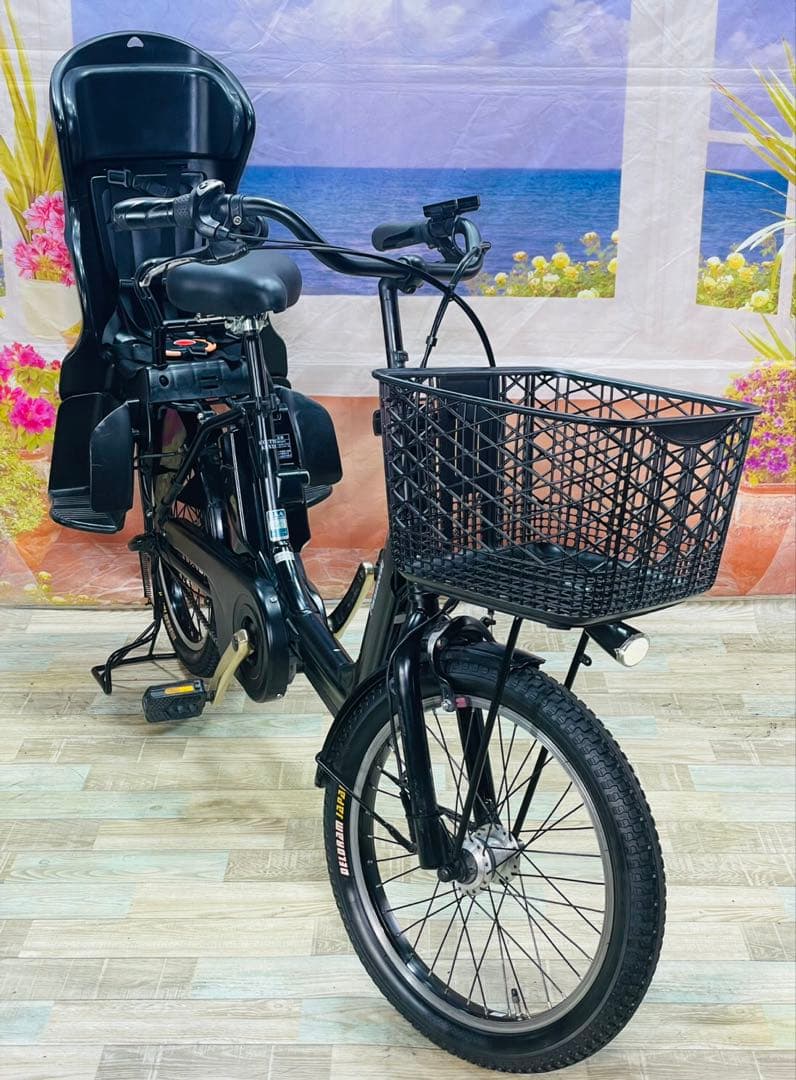 ギュットアニーズ⭐️13AH！パナソニック子供乗せ 電動アシスト自転車Y3604