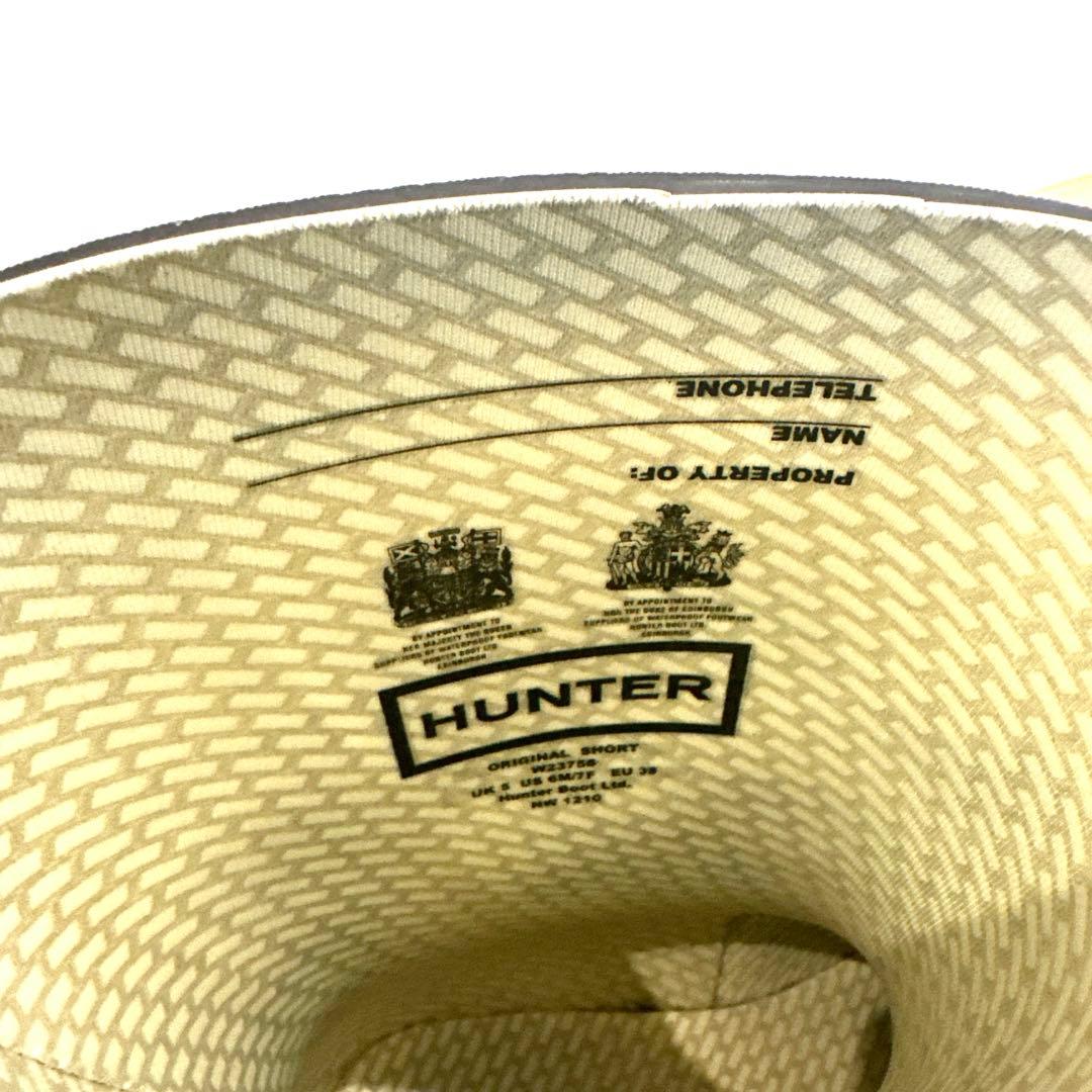 【美品】HUNTER ハンター レインブーツ　希少色:ダークパープル　紫