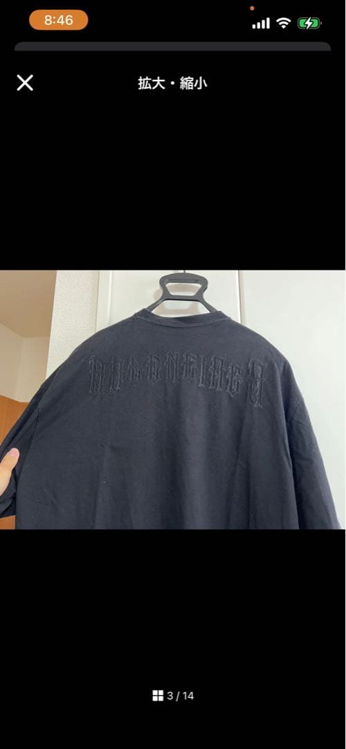 はるぱる様取り置き中　バレンシアガ　balenciaga タトゥー　黒 Tシャツ