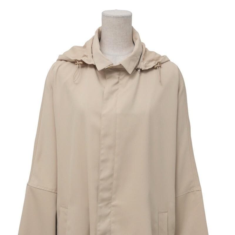 Plage ハッスイドルマンコート 2025SS　ジップアップ フード付き