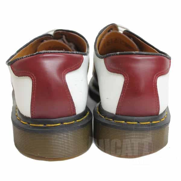 Dr.Martens サドルシューズ 5ホール UK8 白×茶 071K16