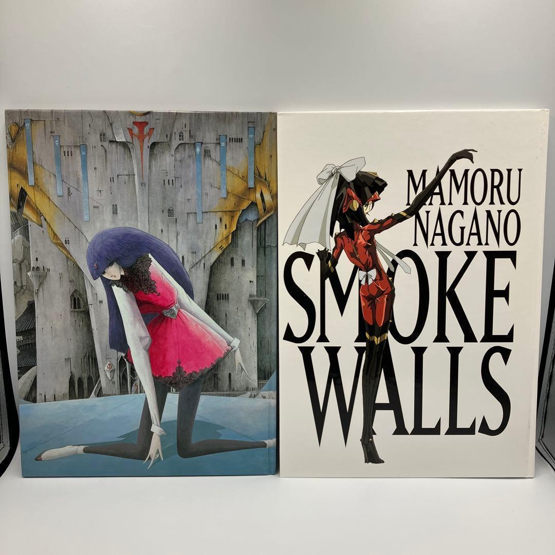 永野護 イラスト集 2冊　JOKER3100　SMOKE WALLS　カード付