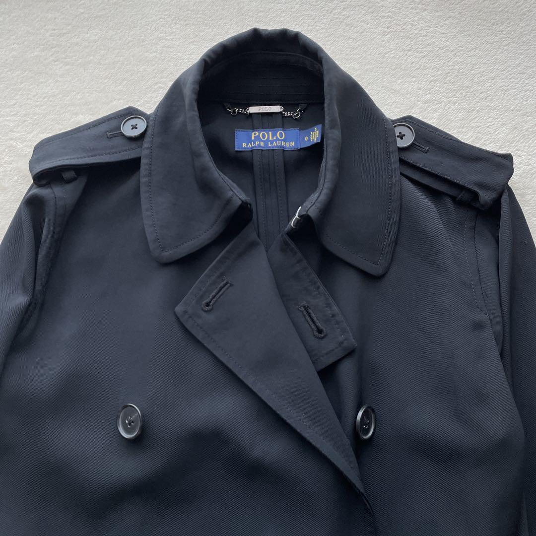 POLO RALPH LAUREN トレンチコート ブラック S サイズ0