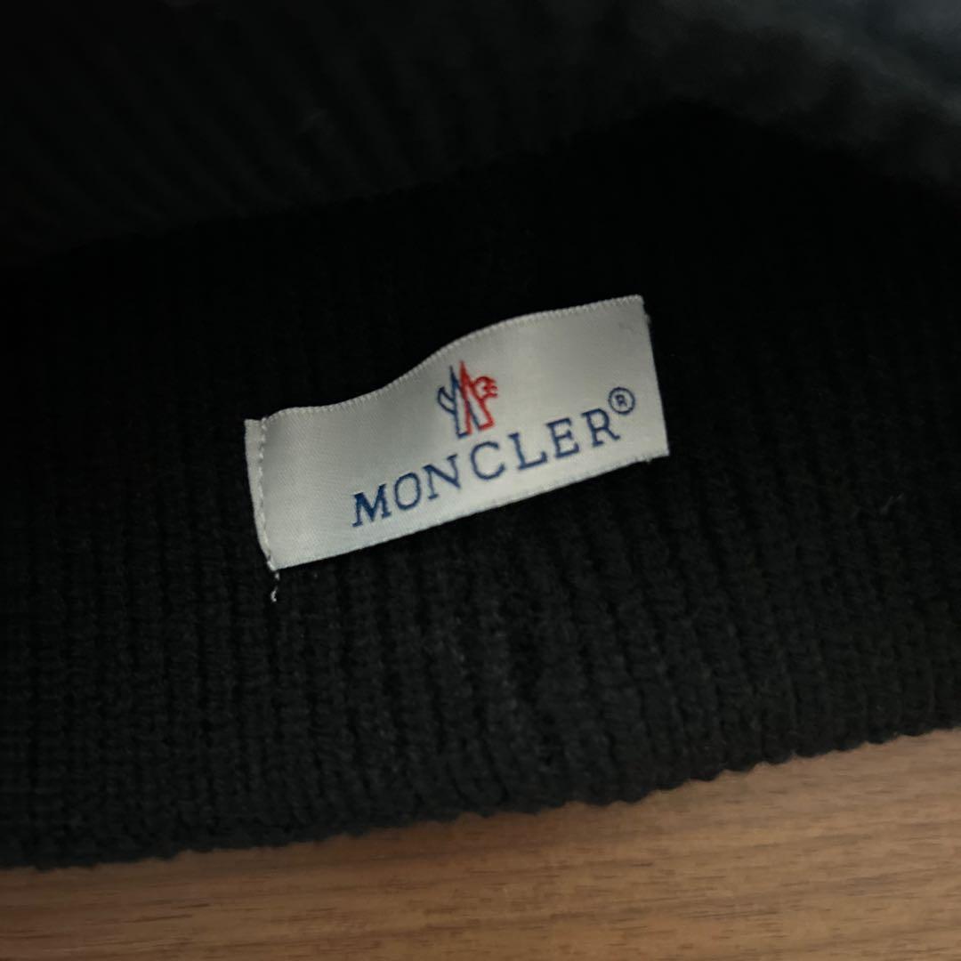 MONCLER ブラック ニット帽