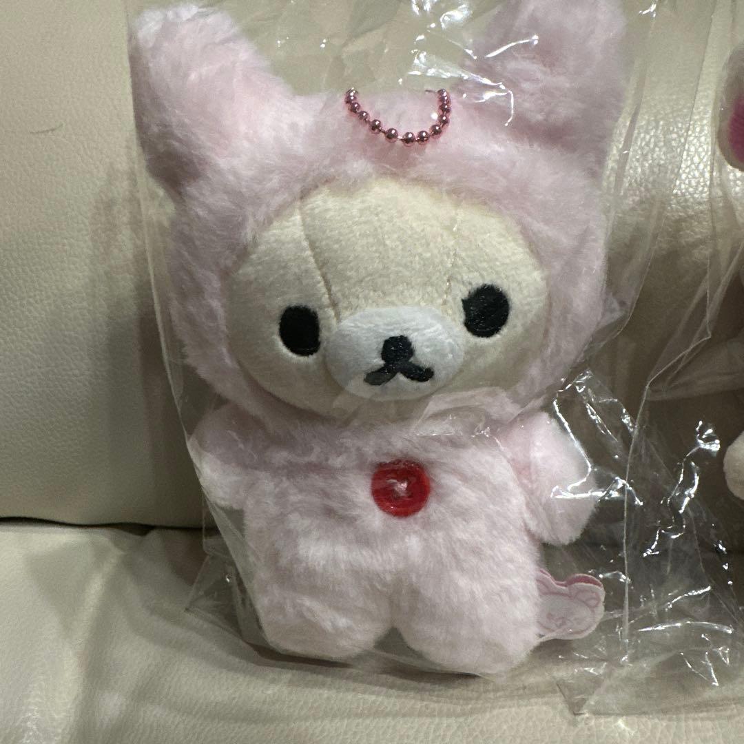 コリラックマぶらさげぬいぐるみ【うさみみ、ギャル】バラ売りはしません‼️2点セット