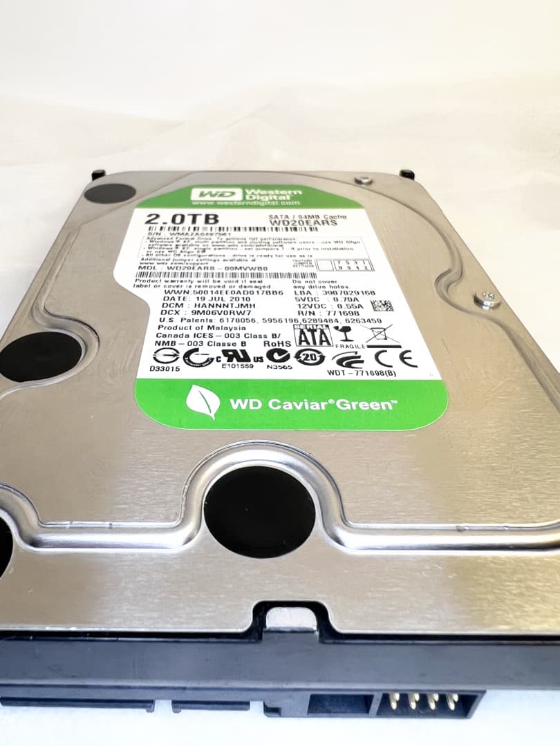 ま*つ様 WD GREENシリーズ★2TB HDD 2台セットで超お買い得オーク