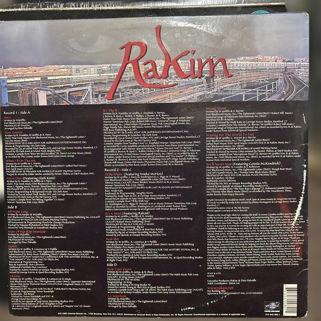Rakim The Master 2枚組レコード