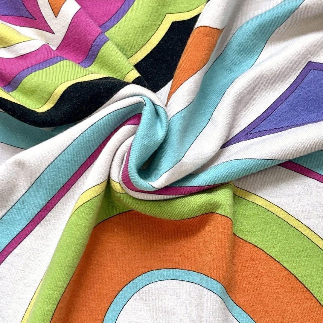 EMILIO PUCCI エミリオプッチ カットソー【XS】半袖総柄D119