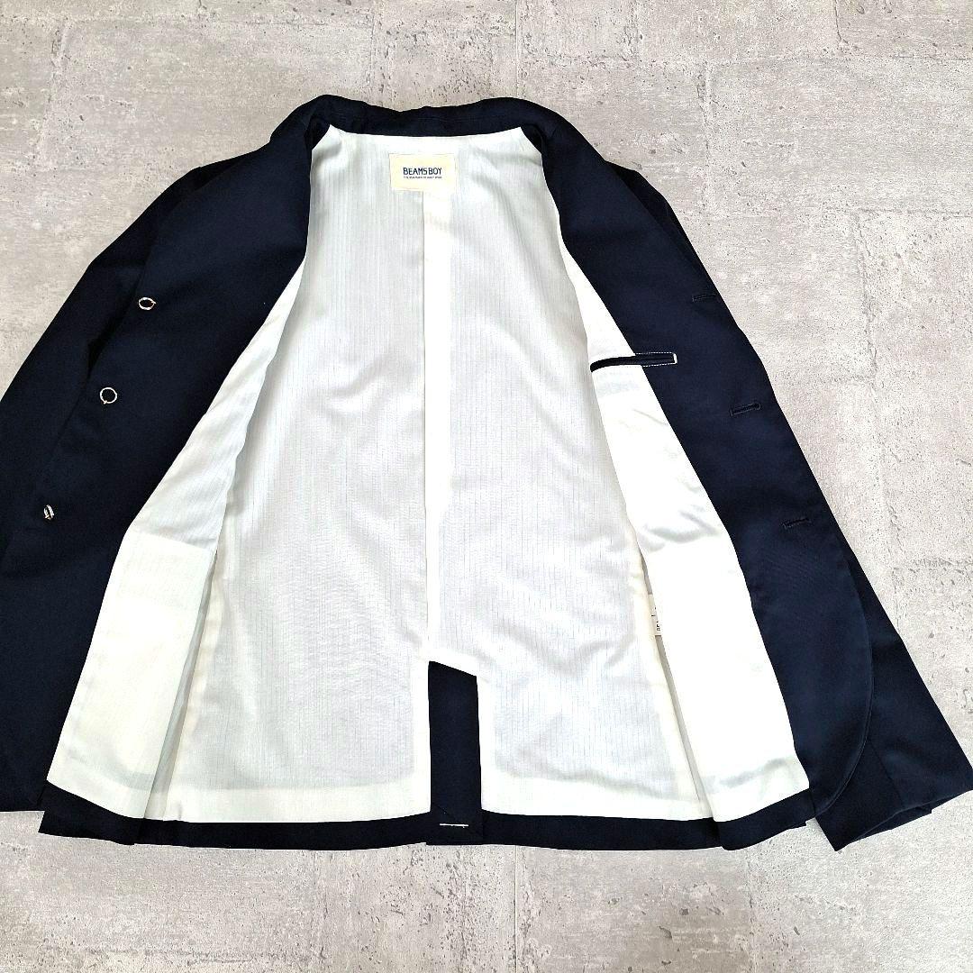 【美品】BEAMS BOY 金ボタン 紺ブレ テーラードジャケット ネイビー