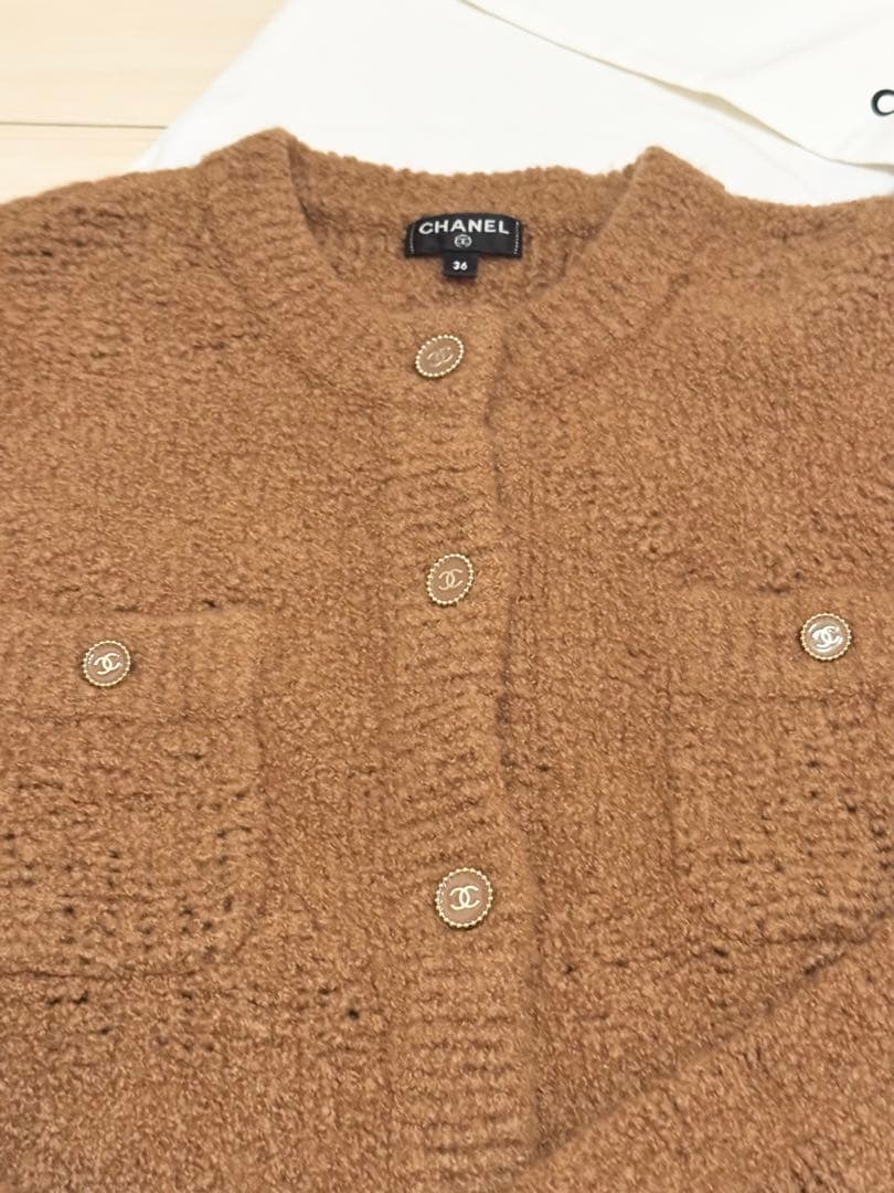 CHANEL シャネル　ニット　カーディガン 36