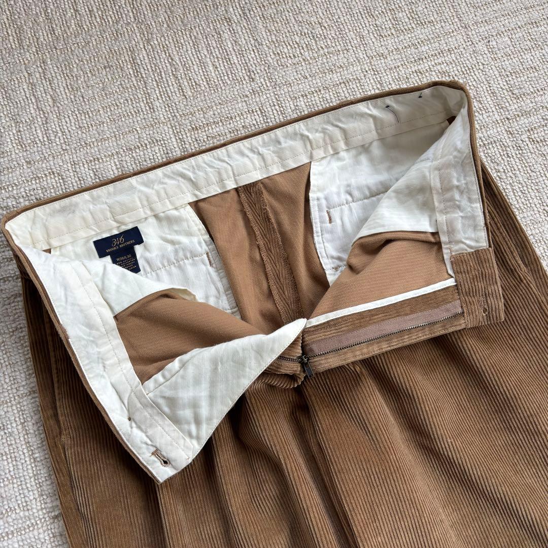 90s brooks brothers 太畝 ツータック コーデュロイパンツ