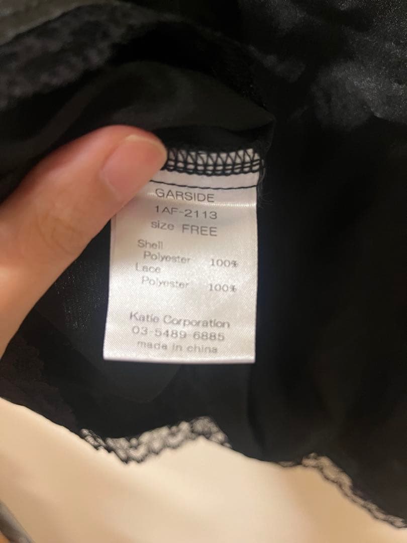 未使用Katieブラックキャミソール FREEサイズ