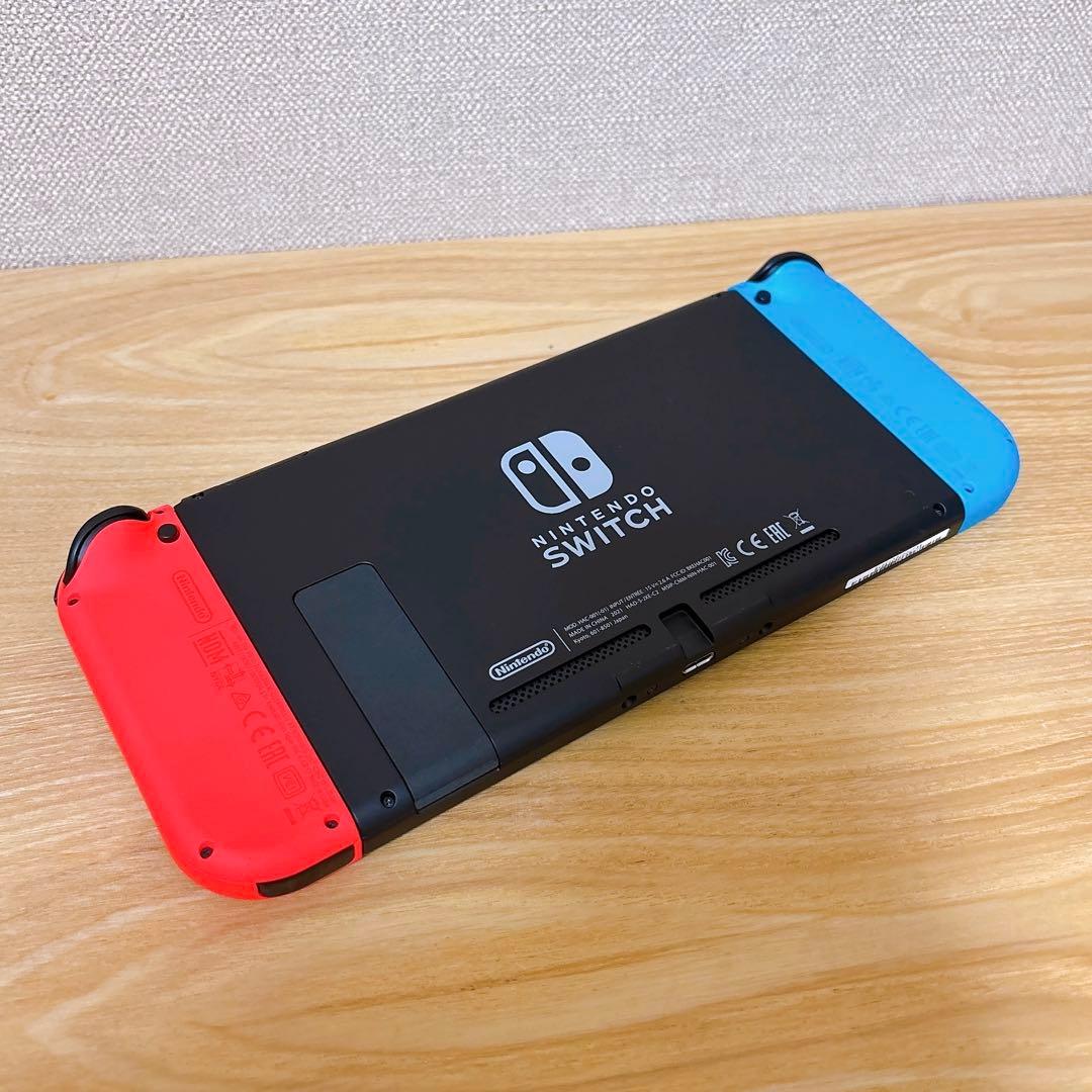 【未使用に近い】 バッテリー強化版 Switch本体 ネオンレッド ネオンブルー