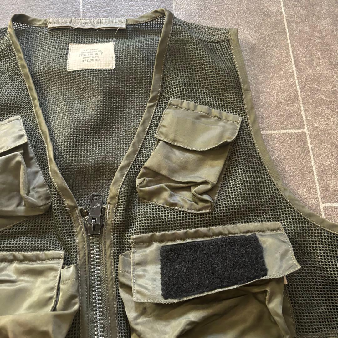 US AIR FORCE SRU-21/P サバイバルベスト ミリタリーメッシュ