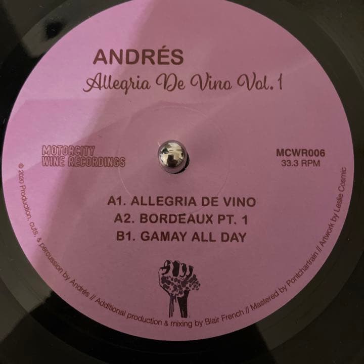 ANDRES allegria De Vino vol.1・2セット