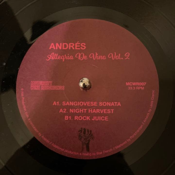 ANDRES allegria De Vino vol.1・2セット