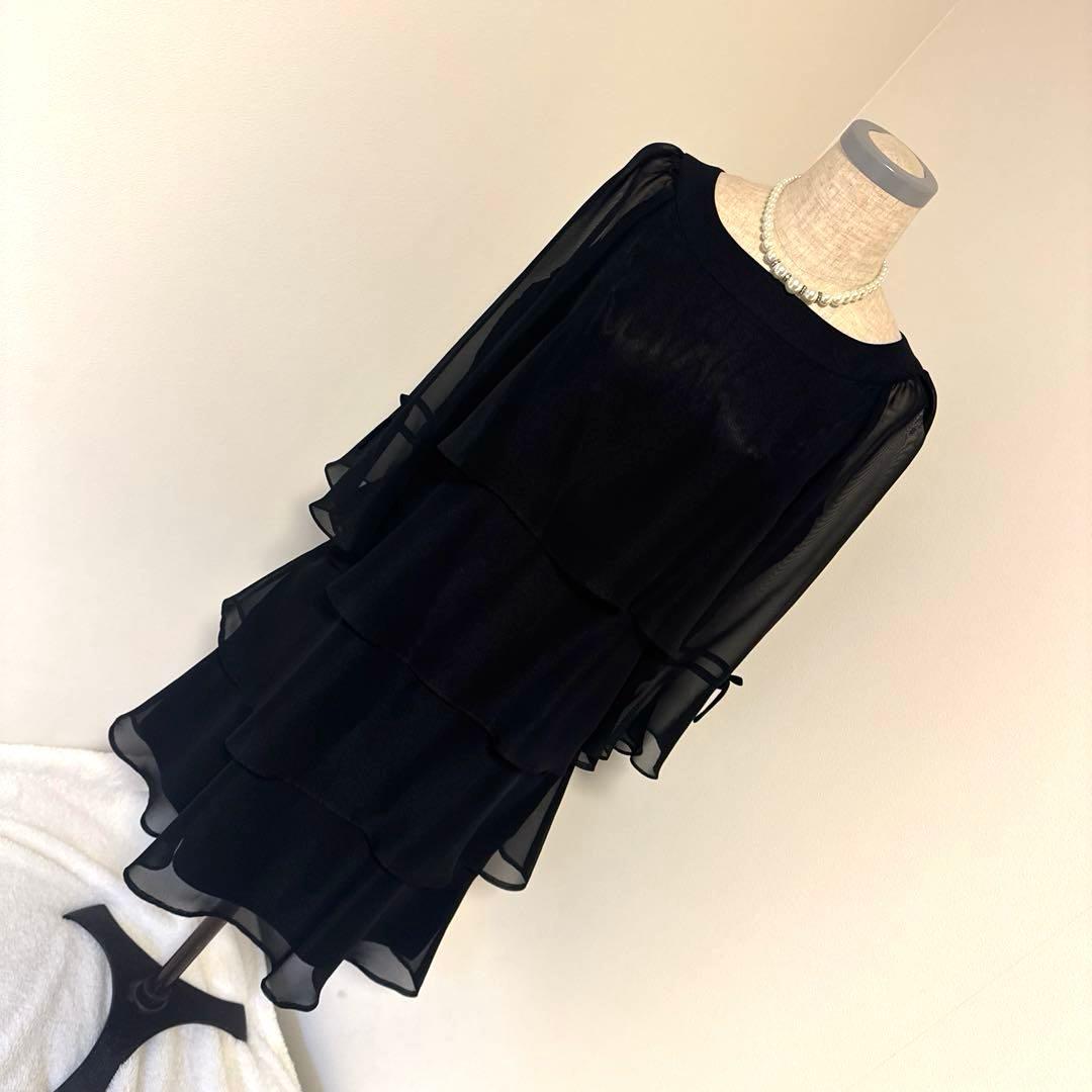 Rose rose様　M'S GRACY 40 シフォン ブラック ティアード