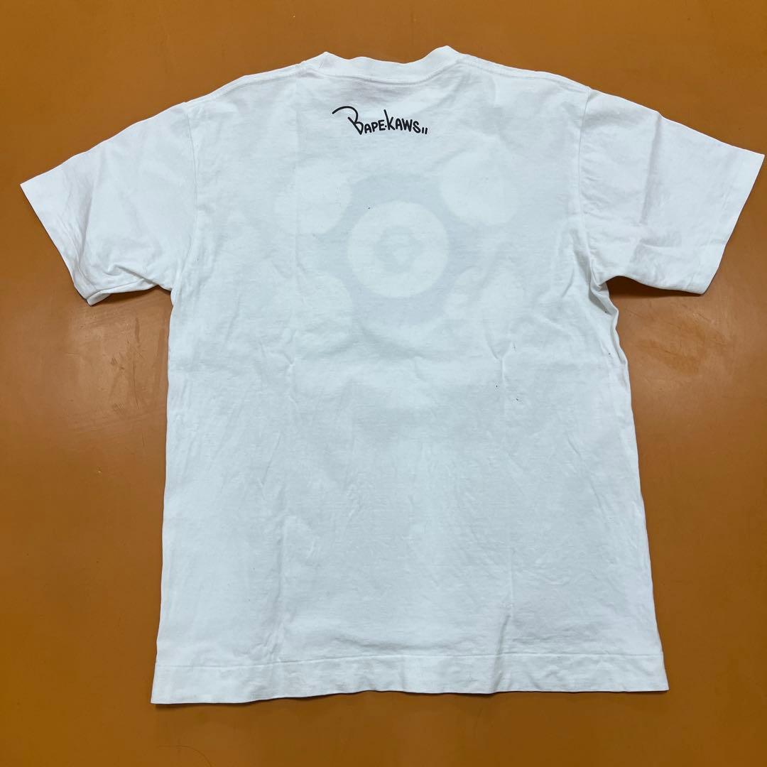 初期　アベイシングエイプ　 kaws コラボ　Tシャツ　Mサイズ
