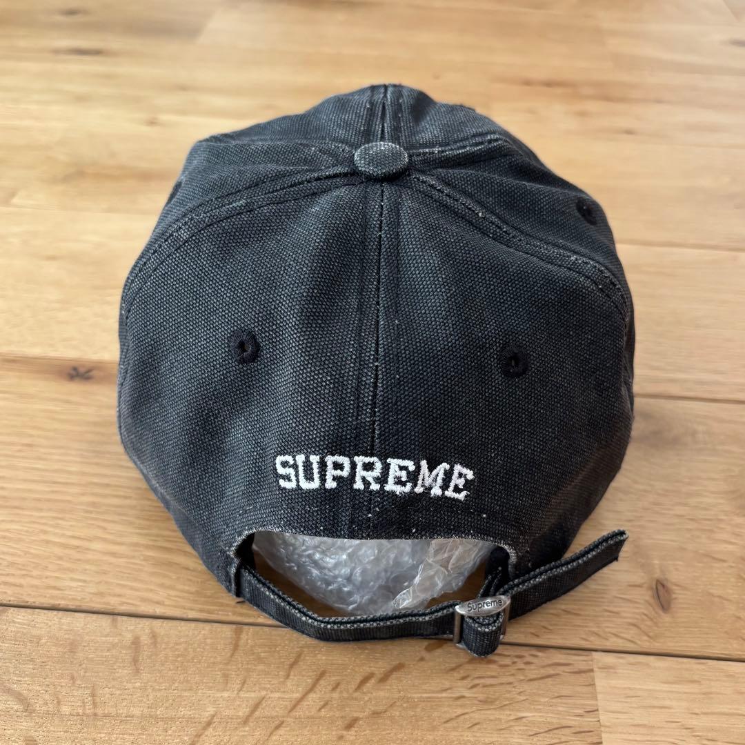 【大人気】Supreme Pigment S Logo 6-Panel ブラック