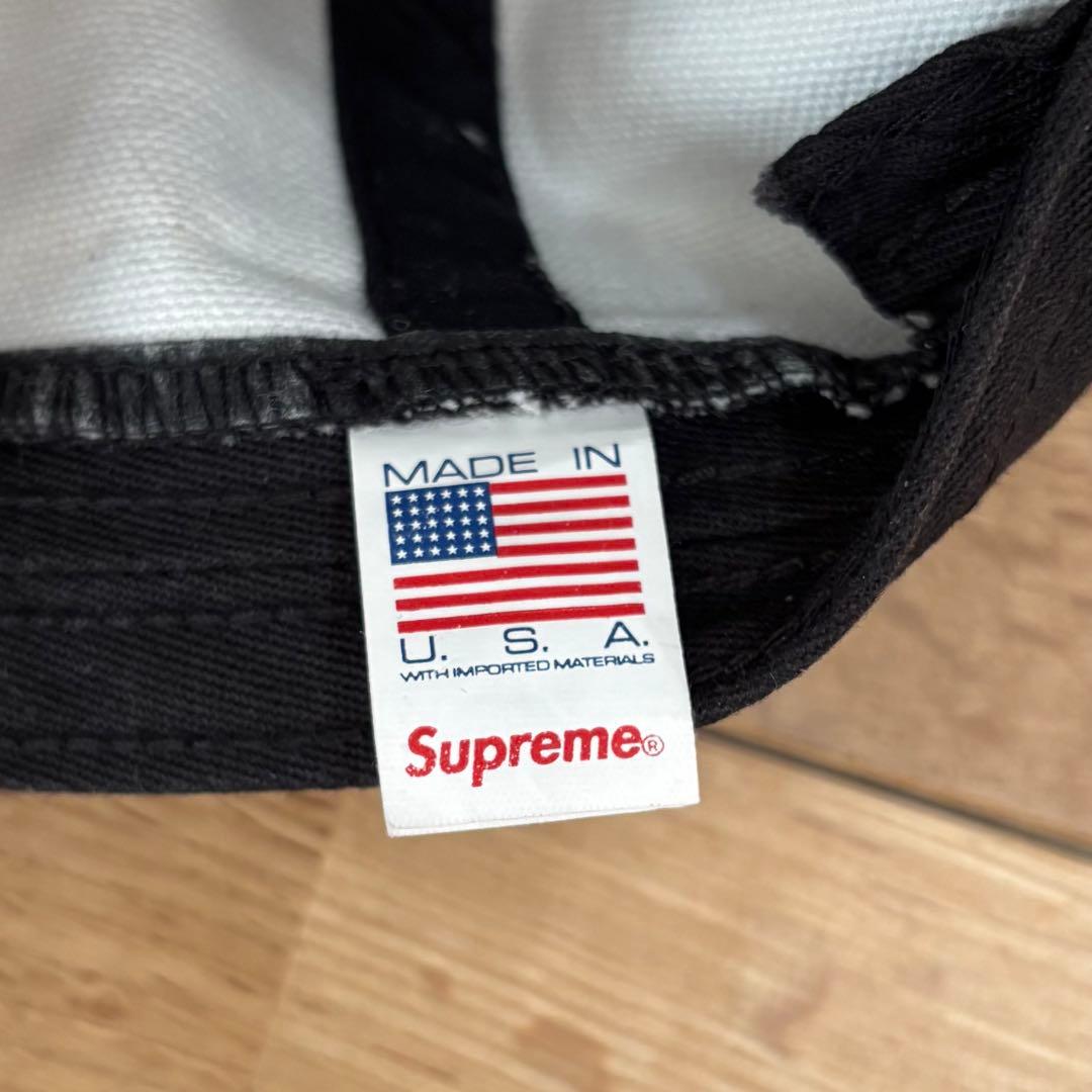 【大人気】Supreme Pigment S Logo 6-Panel ブラック