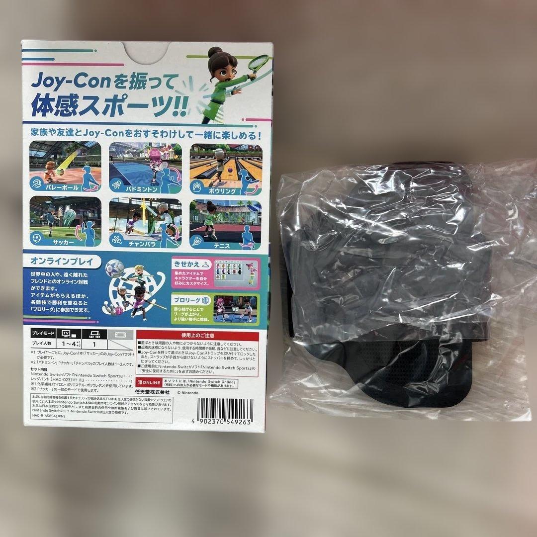 スイッチスポーツ 新品レッグバンド　10in1アクセサリー テニスラケット4本