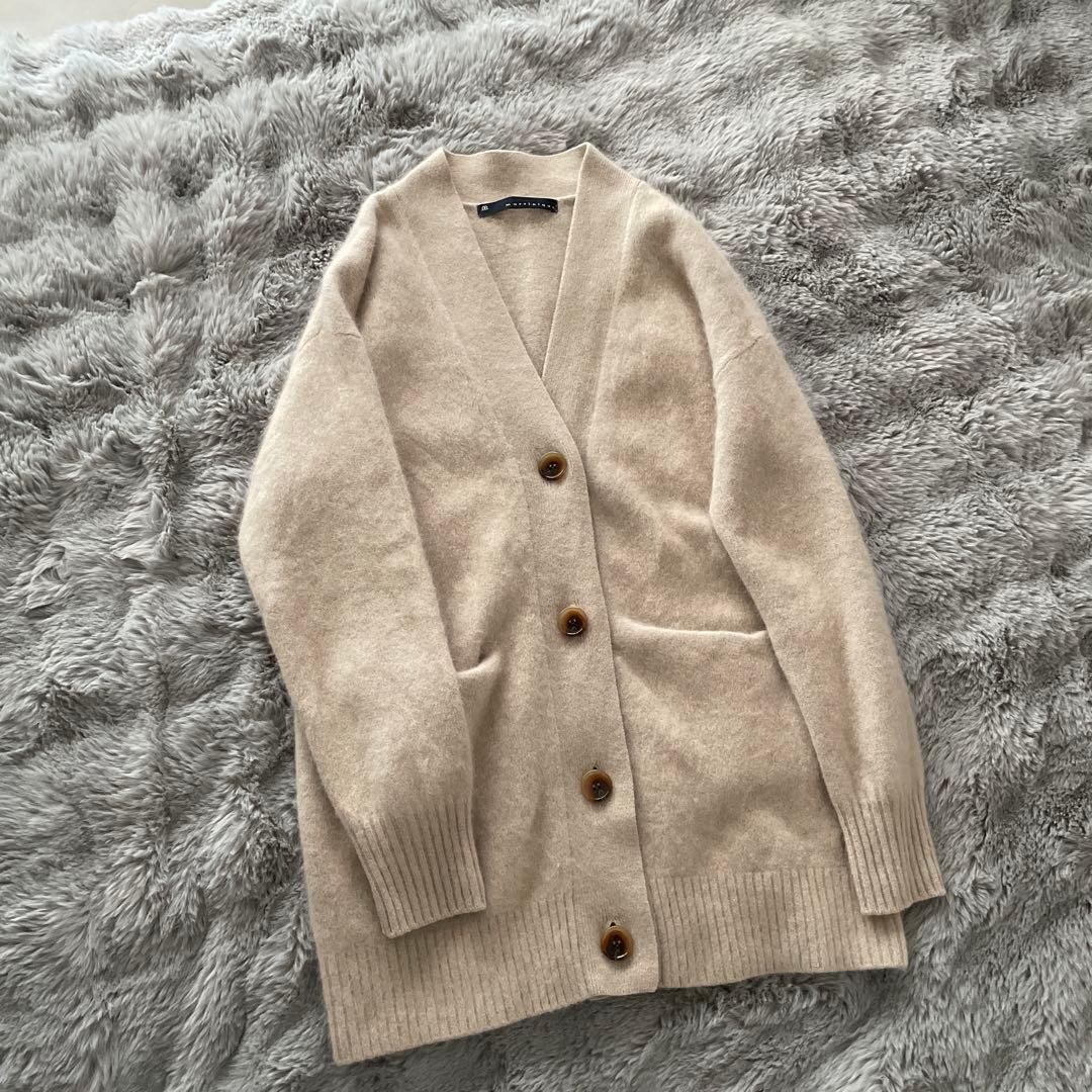 SALE 1.2万円→ martinique ウール100%カーディガン