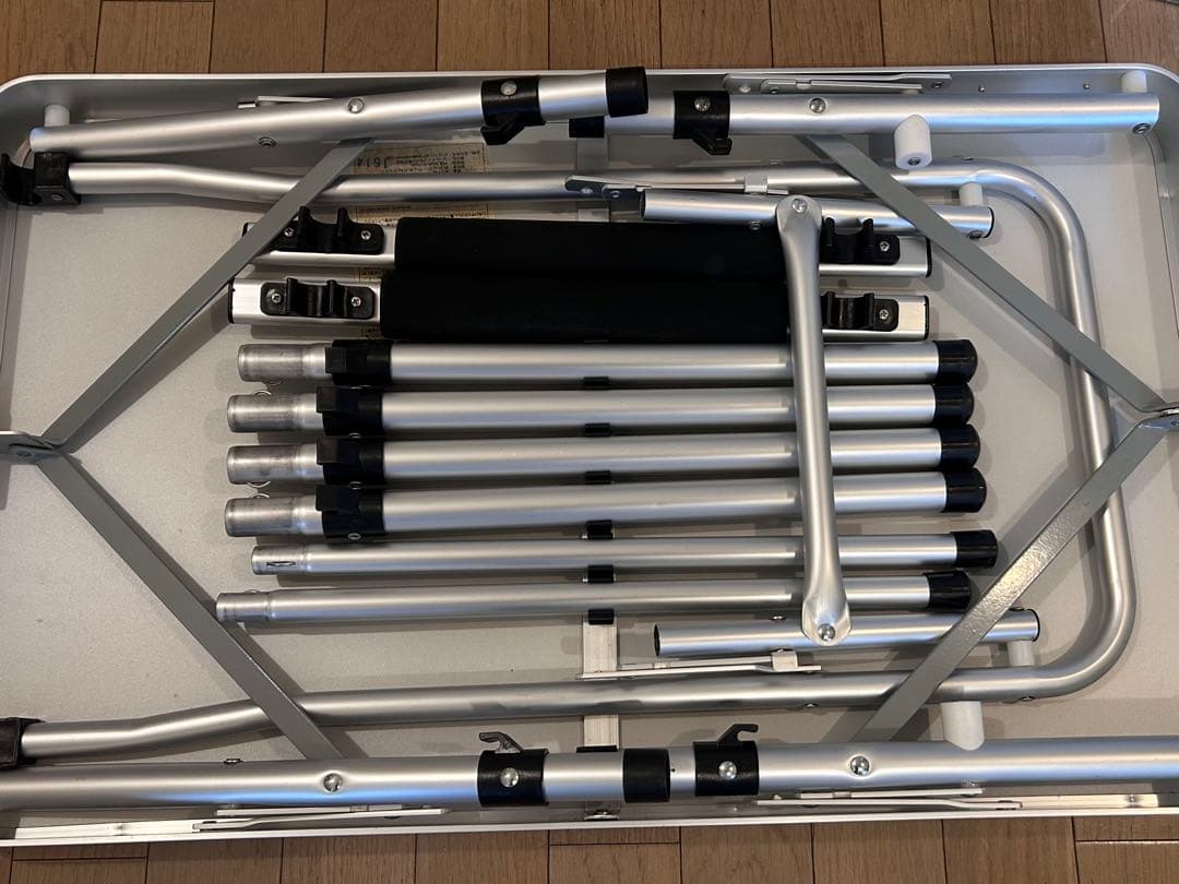 コールマン アウトドアテーブル キッチン カラフル木目調